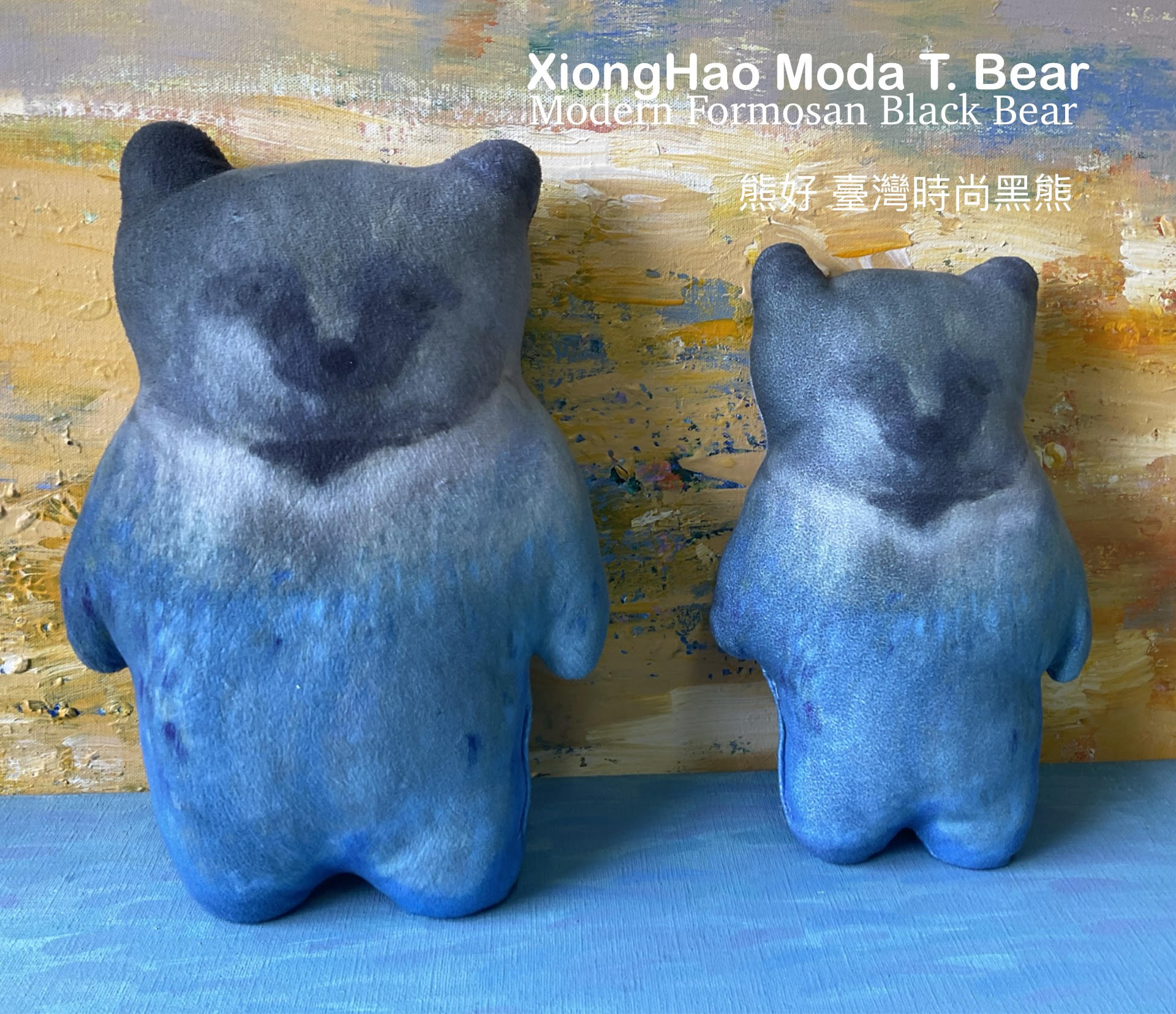 XiongHao_Moda T. Bear Shaped Pillow (Modern Formosan Black Bear） 